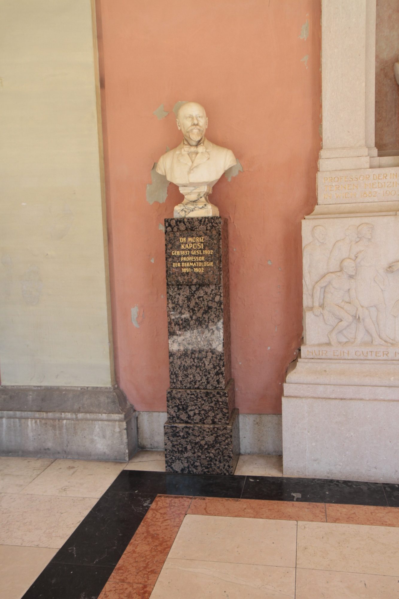Moritz Kaposi's bust, Medical monuments B, UNI Vienna (90) (1333x2000).jpg